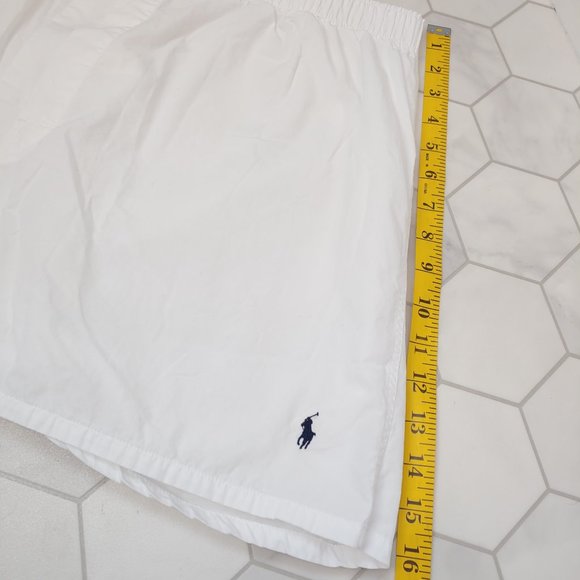 EUC Men's Polo Ralph Lauren 100% Cotton Classic Fit Boxer White Size XL - Picture 15 of 15